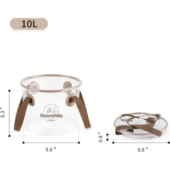 سطل آب تاشو نیچرهایک مدل NH20SJ040