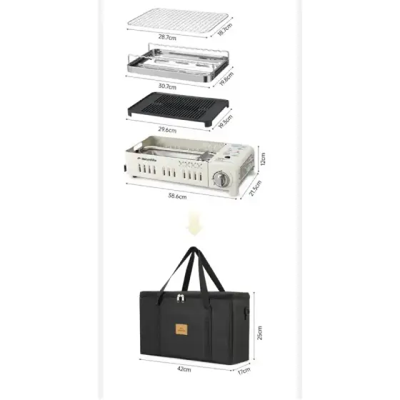 اجاق گاز چند منظوره کمپینگ نیچرهایک مدل CNK2450CF033
