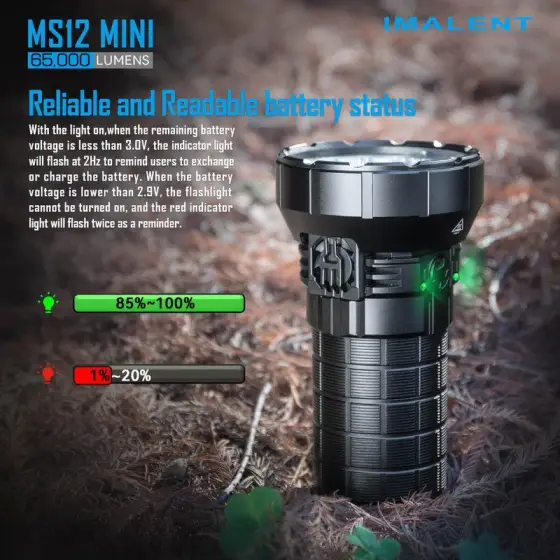 چراغ قوه ایمالنت مدل IMALENT MS12 Mini