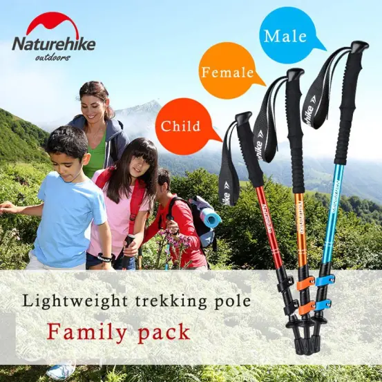 عصای کوهنوردی نیچرهایک (Naturehike) مدل 6061