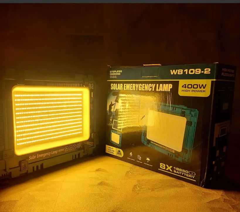 پروژکتور شارژی خورشیدی مدل W8109-2