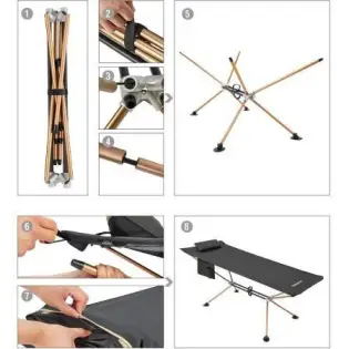 تخت تاشو کینگ کمپ (KingCamp Folding Bed) مدل KC2140
