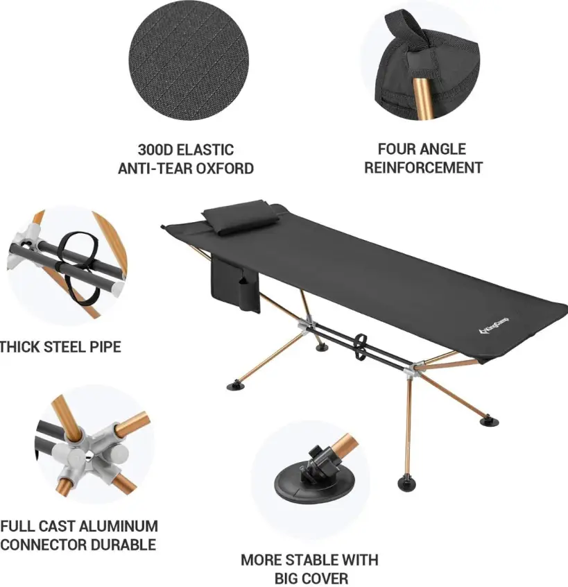 تخت تاشو کینگ کمپ (KingCamp Folding Bed) مدل KC2140