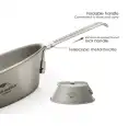 ست ظروف نیچرهایک (naturehike titanium tableware) مدل CNH22CJ044