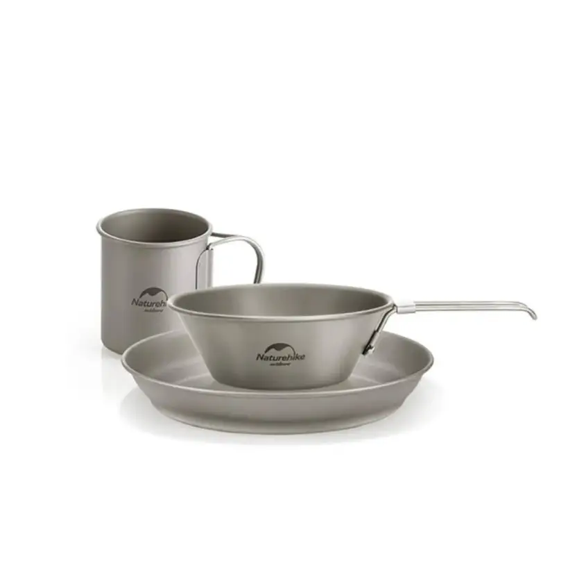 ست ظروف نیچرهایک (naturehike titanium tableware) مدل CNH22CJ044