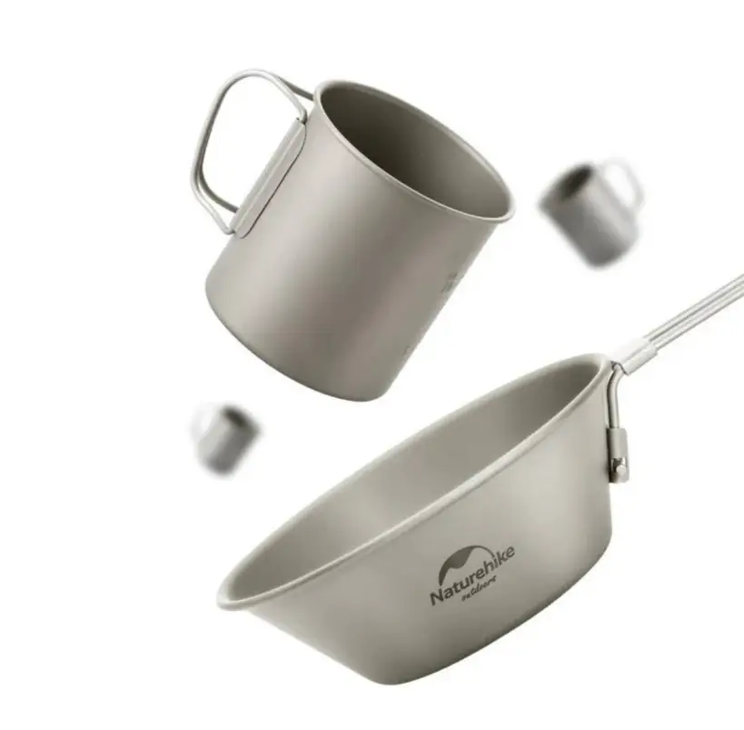 ست ظروف نیچرهایک (naturehike titanium tableware) مدل CNH22CJ044