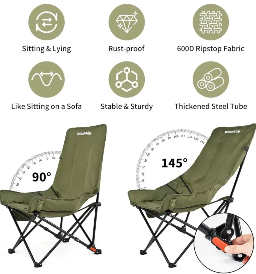 صندلی کمپینگ نیچرهایک (Naturehike) مدل CNK2450JJ020