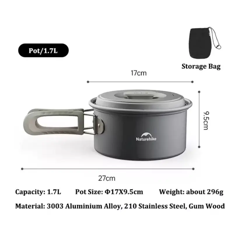 ست ظروف سه تکه نیچرهایک مدل CNK2450CF010