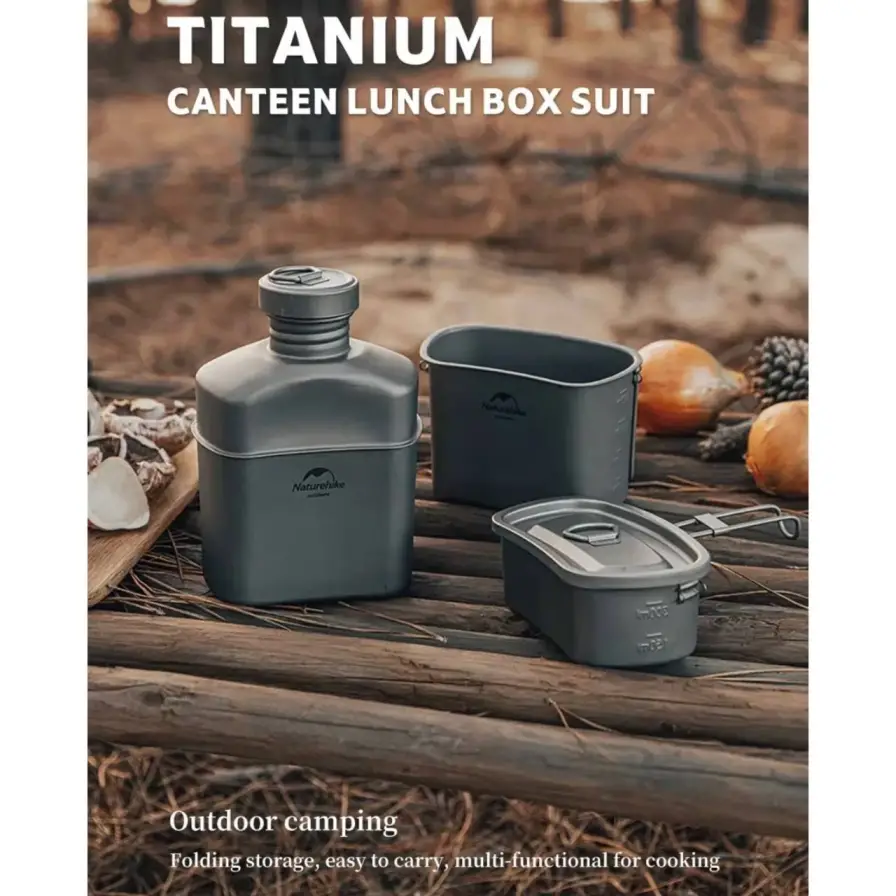 ست قمقمه و ظروف شخصی نیچرهایک مدل NH21CJ004