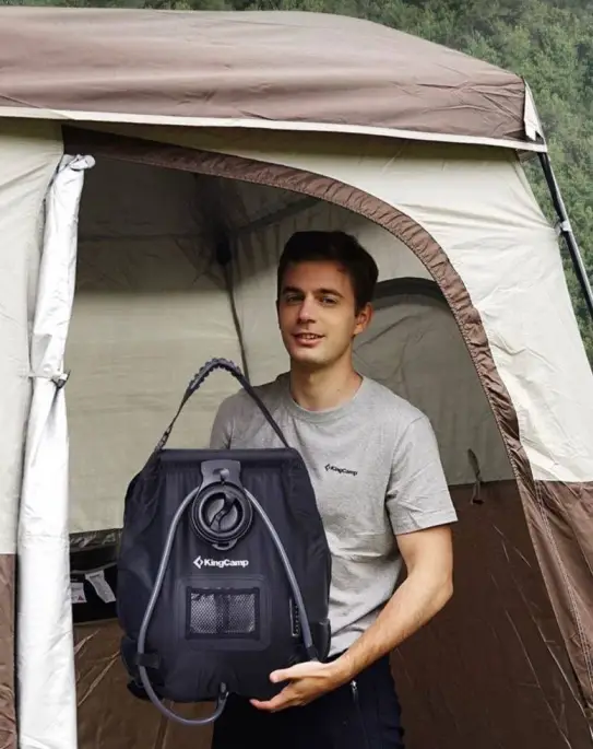 دوش پرتابل خورشیدی 20 لیتری کینگ کمپ مدل KO2402