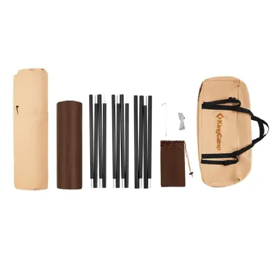 چادر 2 نفره کینگ کمپ مدل KHAKI-KT2219