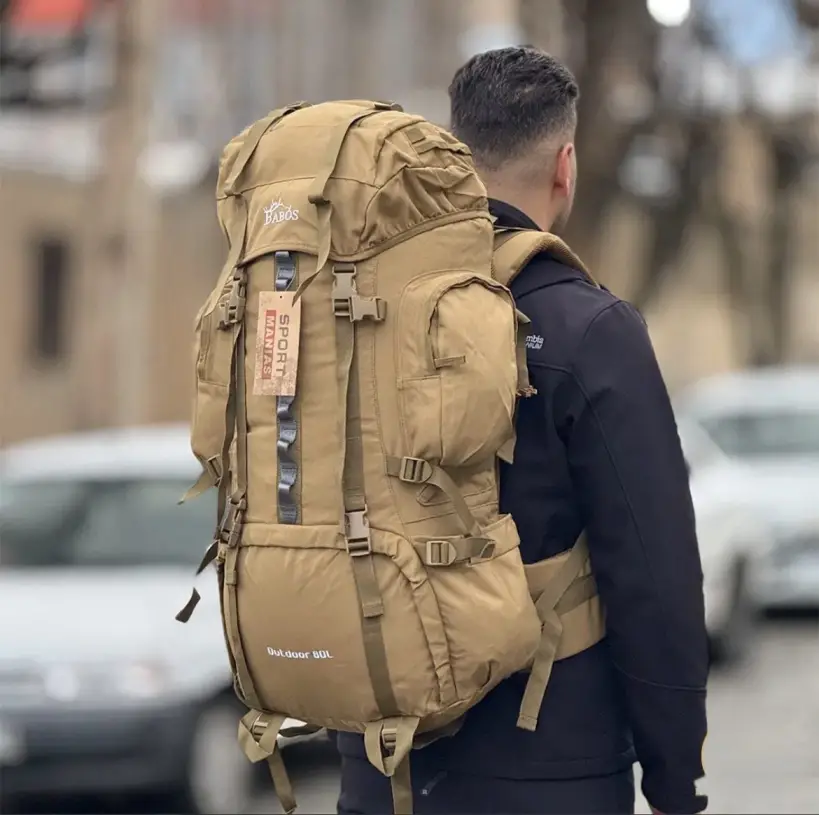 کوله پشتی تاکتیکال 80 لیتر بابوس