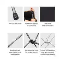 صندلی تاشو کینگ کمپ مدل KC2001