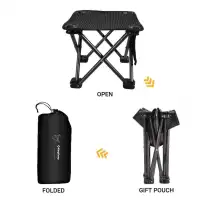 صندلی تاشو کینگ کمپ مدل KC2137_BLACKSTRIPS