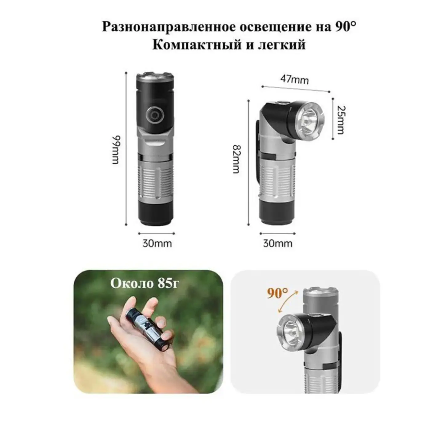 چراغ قوه مینی نیچرهایک مدل CNK2450ZM013