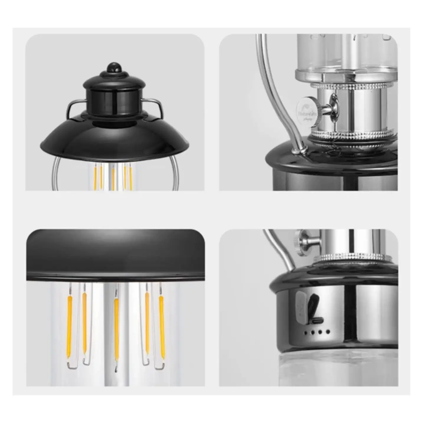 چراغ فانوس شارژی نیچرهایک مدل CNH22DQ025