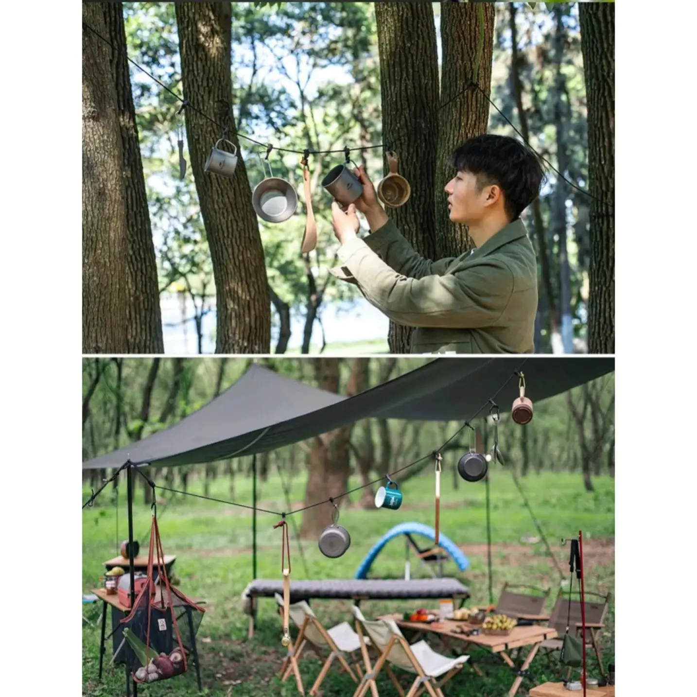 طناب آویز سایبان نیچرهایک مدل NH19PJ040