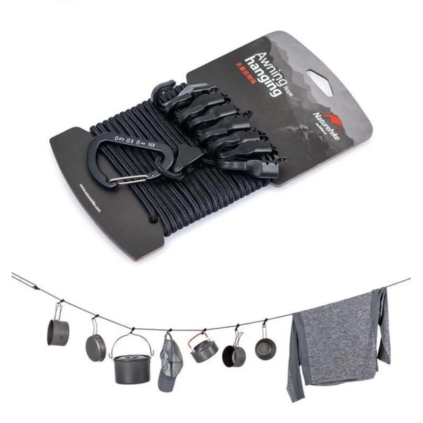 طناب آویز سایبان نیچرهایک مدل NH19PJ040