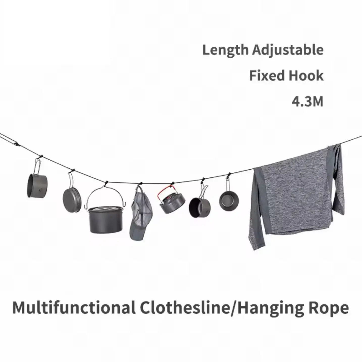 طناب آویز سایبان نیچرهایک مدل NH19PJ040