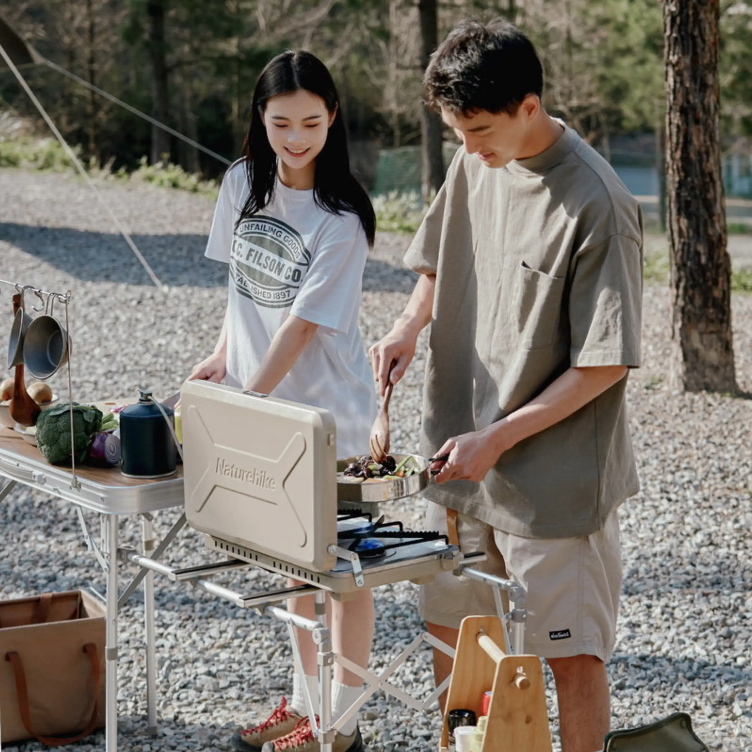 اجاق دو شعله نیچرهایک مدل CNH22CJ046