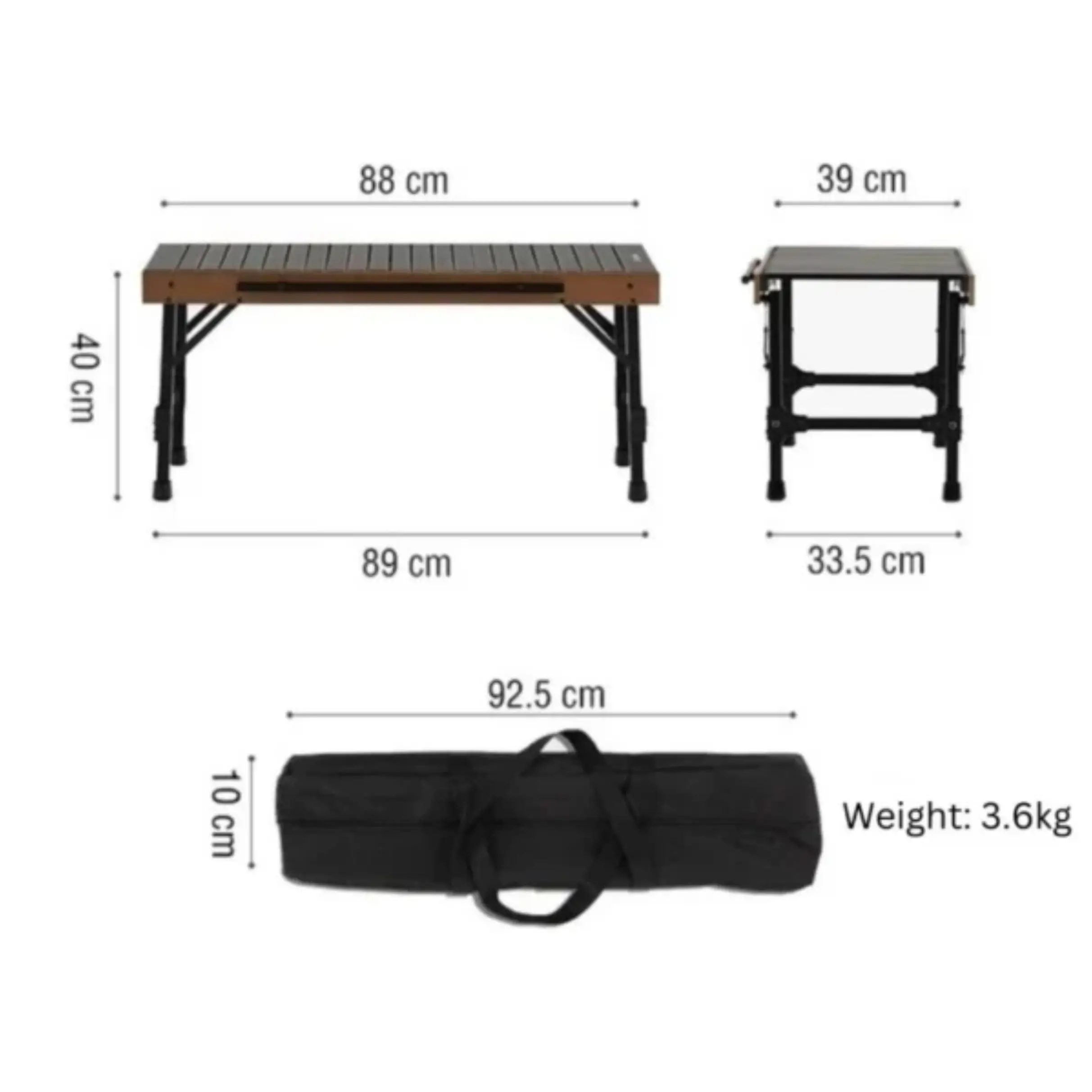 میز تاشو کمپینگ IGP نیچرهایک مدل NH21JU011
