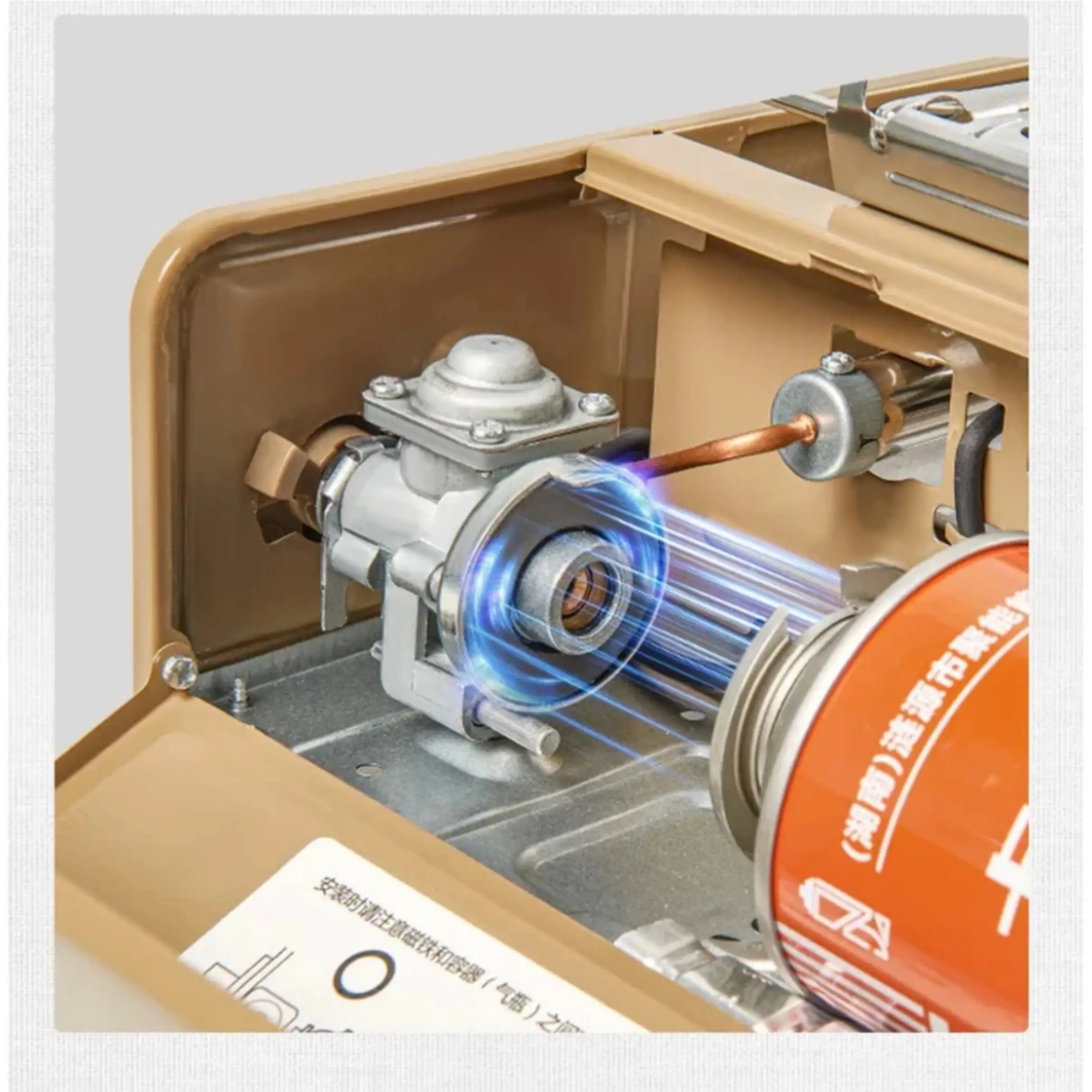اجاق گاز چندمنظوره نیچرهایک مدل CNH22CJ007 + قابلمه دو بخشی