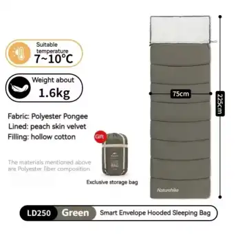 کیسه خواب تک نفره LD250 نیچرهایک مدل CNK2300SD016