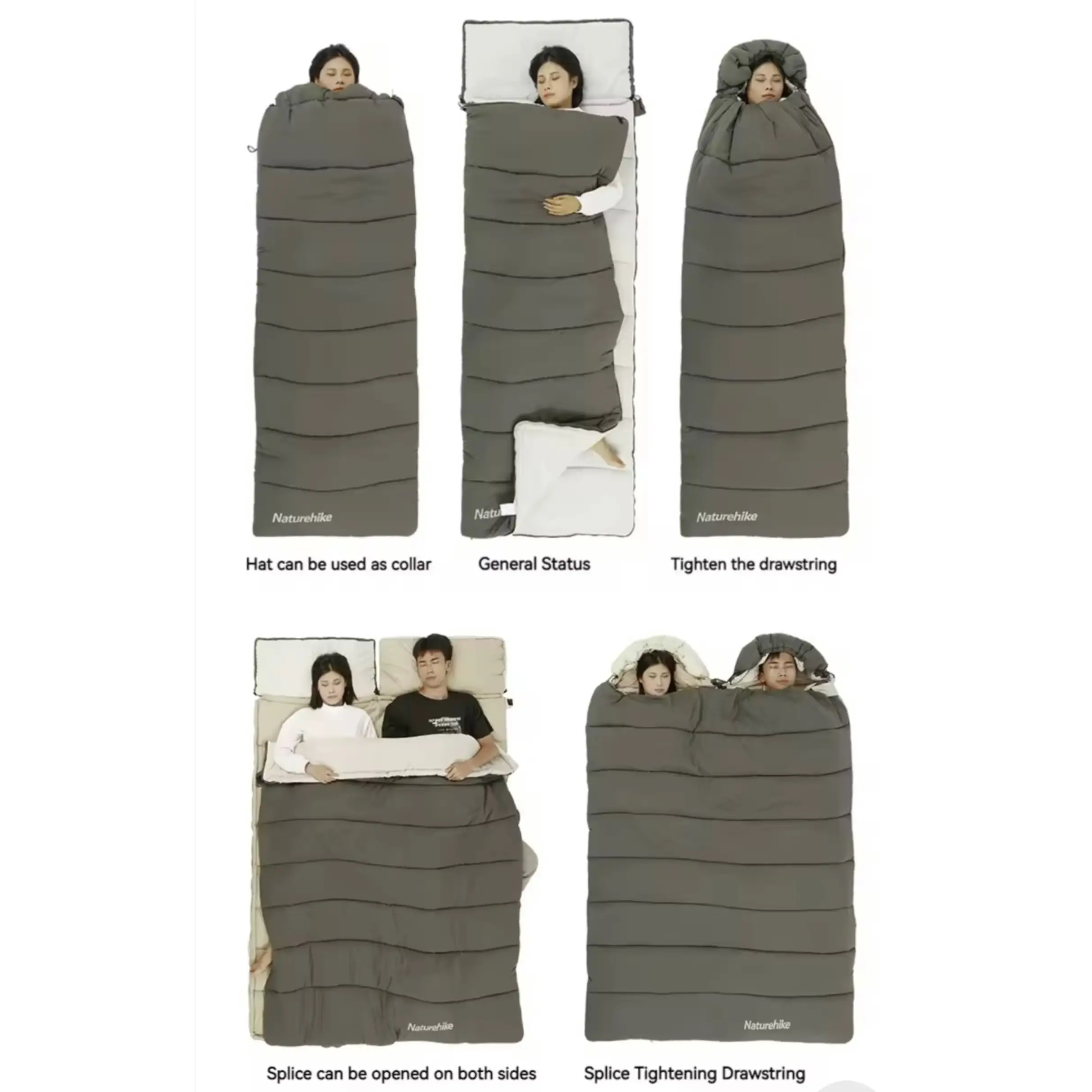 کیسه خواب تک نفره LD250 نیچرهایک مدل CNK2300SD016