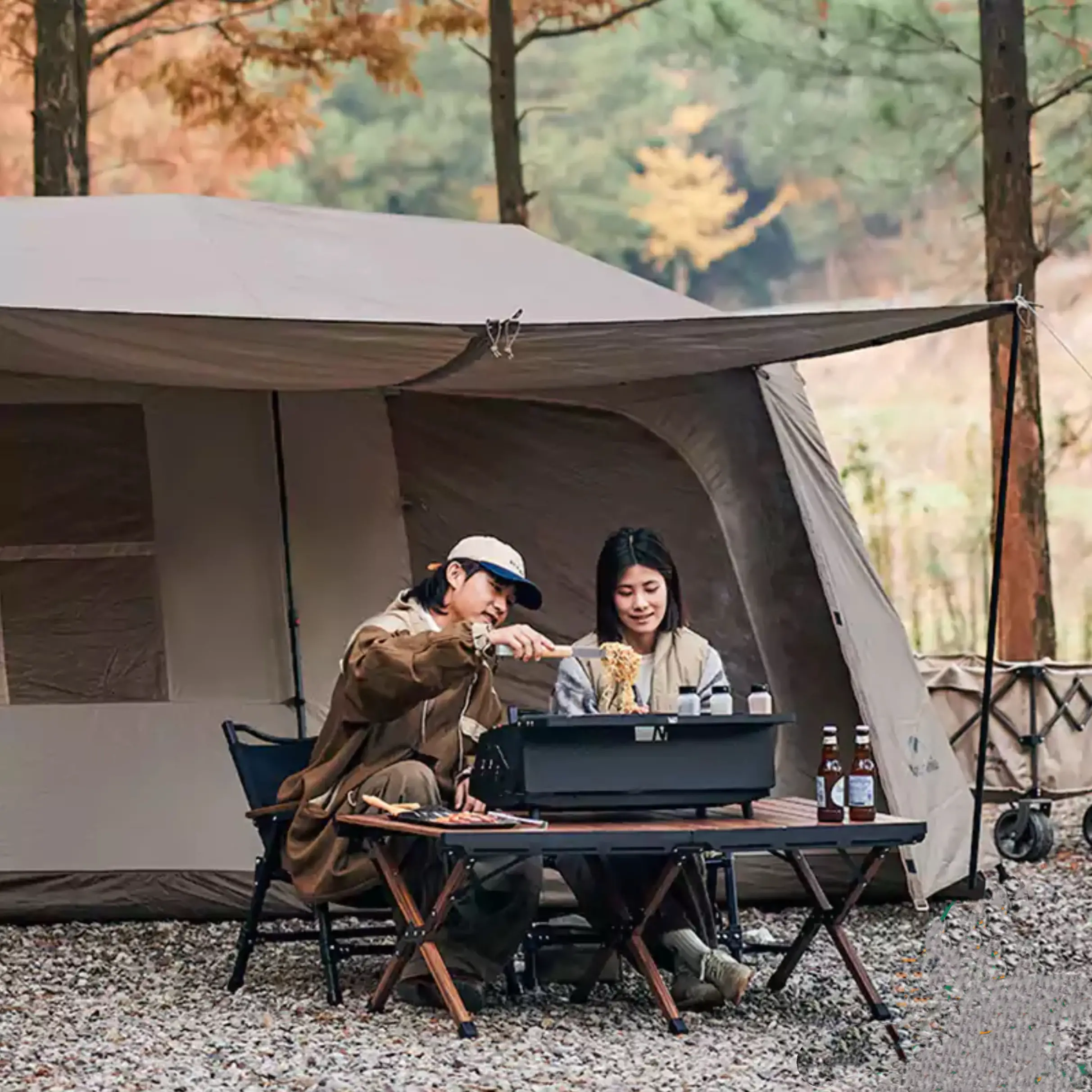 باربیکیو ایستاده تاشو نیچرهایک مدل CNK2300015