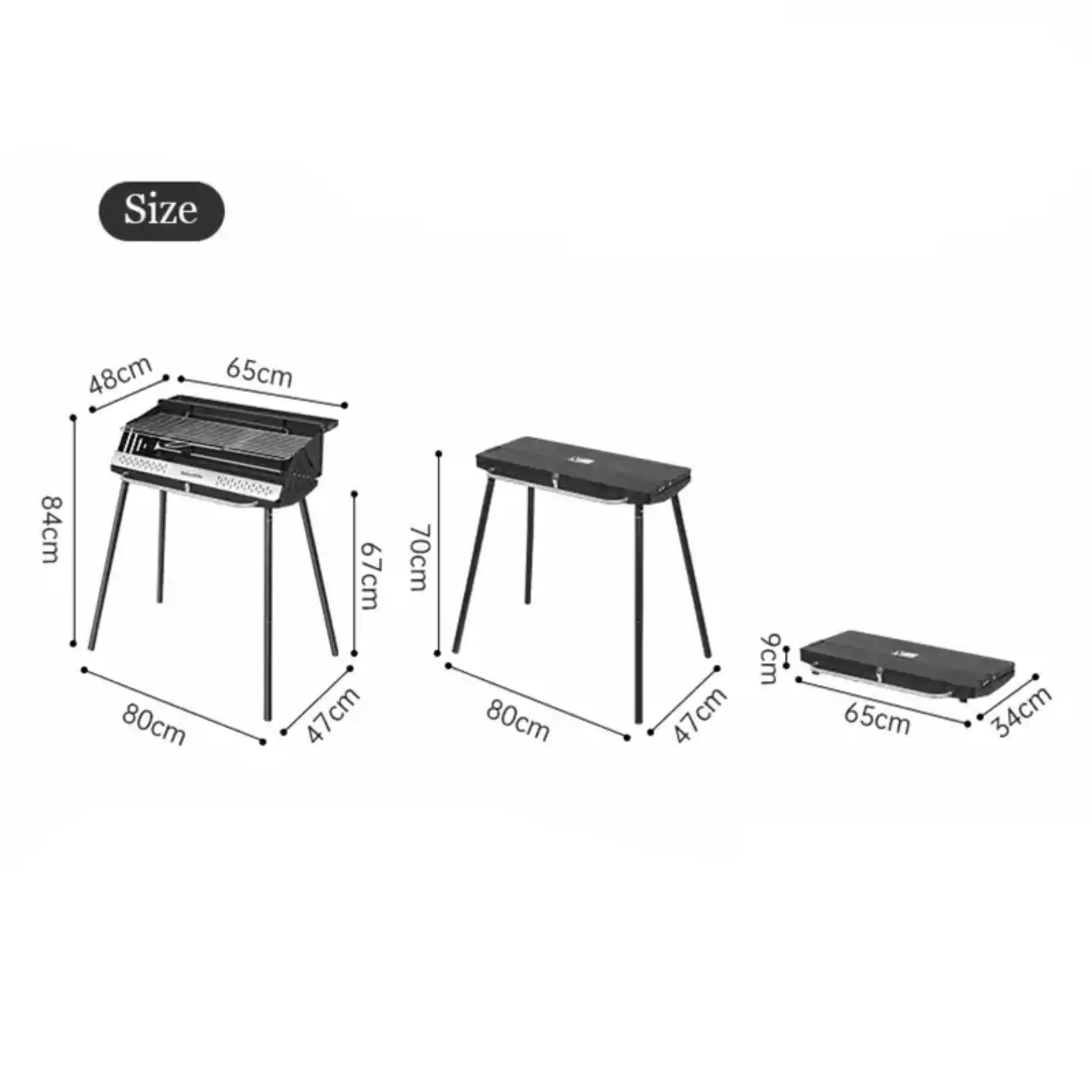 باربیکیو ایستاده تاشو نیچرهایک مدل CNK2300015