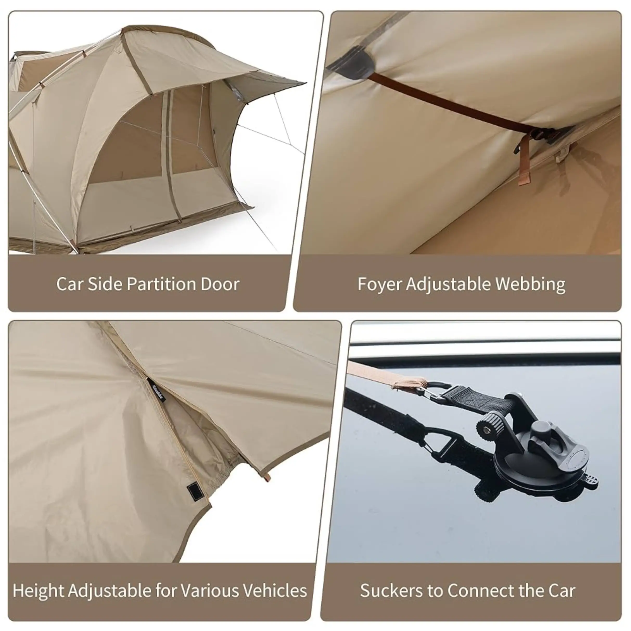 چادر جانبی ماشین Cloud Wild نیچرهایک مدل CNH22ZP014