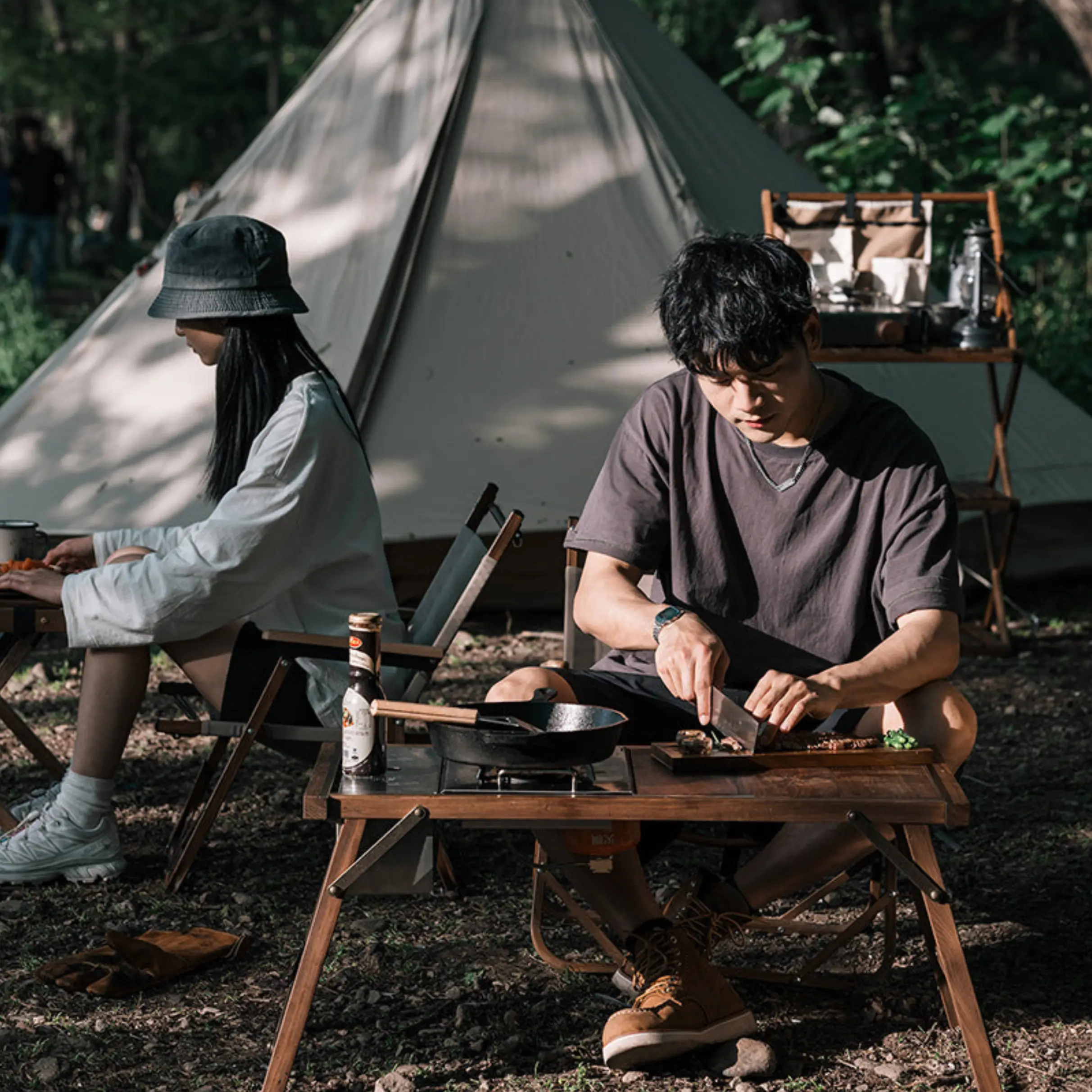 ست چاقو و تخته برش نیچرهایک مدل NH21CJ005