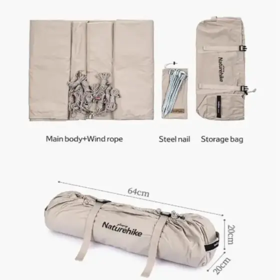 سایبان (تارپ) کمپینگ نیچرهایک مدل NH20TM007