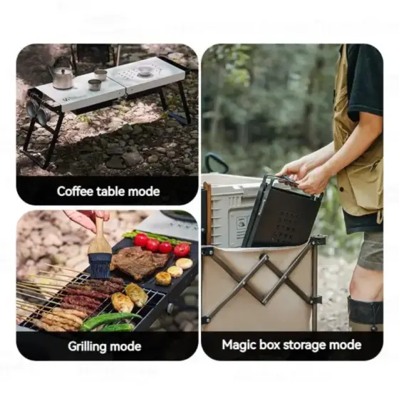 میز باربیکیو تاشو نیچرهایک مدل CNK2300013